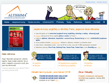 Tablet Screenshot of altissima.cz